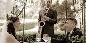 saxofonista matrimonio